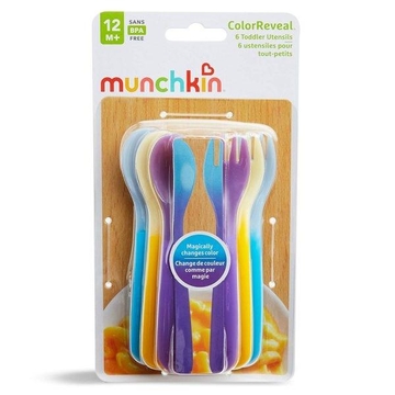 MUNCHKIN Color Change Forks &amp; Spoons 6pk