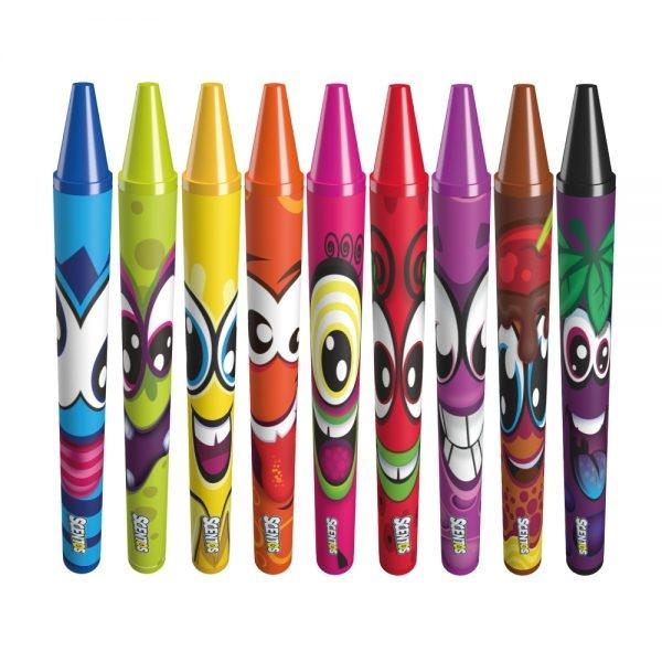 Scentos Scented Crayons - 64 Count - Crayons for Kids 64 Pack of Crayons :  Buy Online at Best Price in KSA - Souq is now : Toys