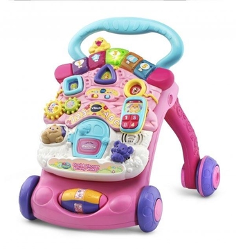 VTECH Sit-To-Stand Stroll &amp; Discover Walker – Pink