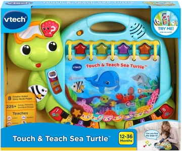 VTECH Touch and Teach Sea Turtle Interactive Learning Book