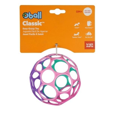 OBALL CLASSIC EASY-GRASP TOY-PINK/PURPLE