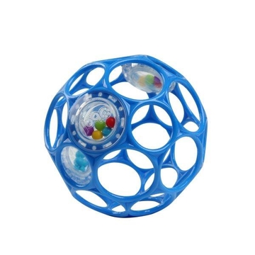 OBALL RATTLE EASY-GRASP TOY – BLUE