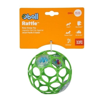 OBALL RATTLE EASY-GRASP TOY – GREEN