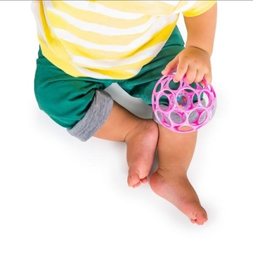 OBALL RATTLE EASY-GRASP TOY – PINK