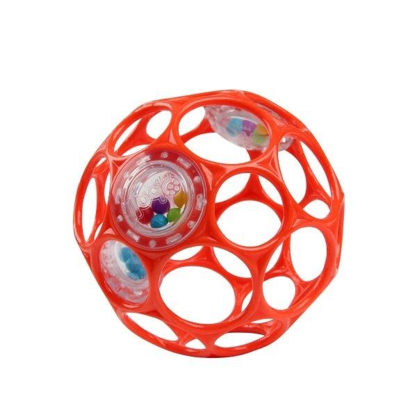 OBALL RATTLE EASY-GRASP TOY – RED