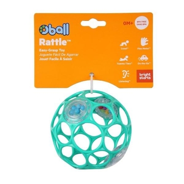 OBALL RATTLE EASY-GRASP TOY – TEAL