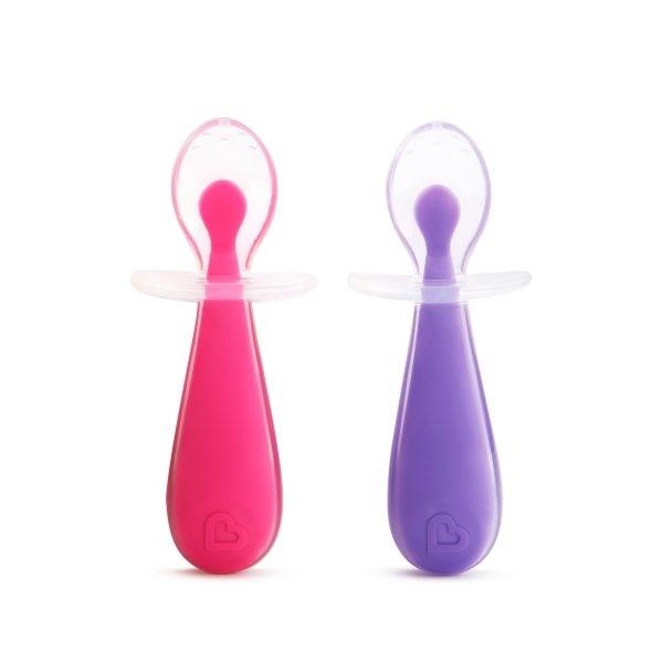 MUNCHKIN Gentle Scoop™ Silicone Training Spoons