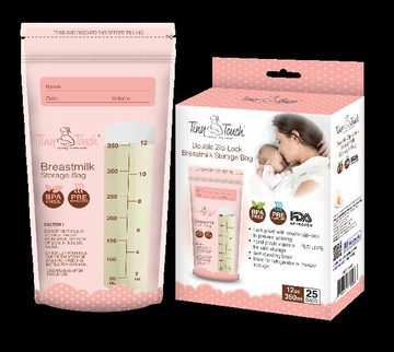 Tiny Touch Breast Milk Storage Bags 12oz/25pcs