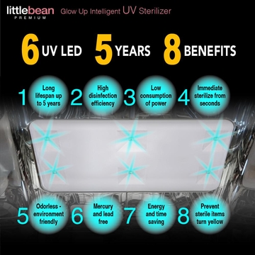 LITTLE BEAN PREMIUM Glow Up Intelligent UV Sterilizer